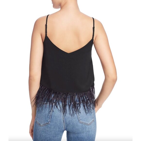 WAYF Warren Feather-Hem Camisole, Size 8 - Picture 2 of 9